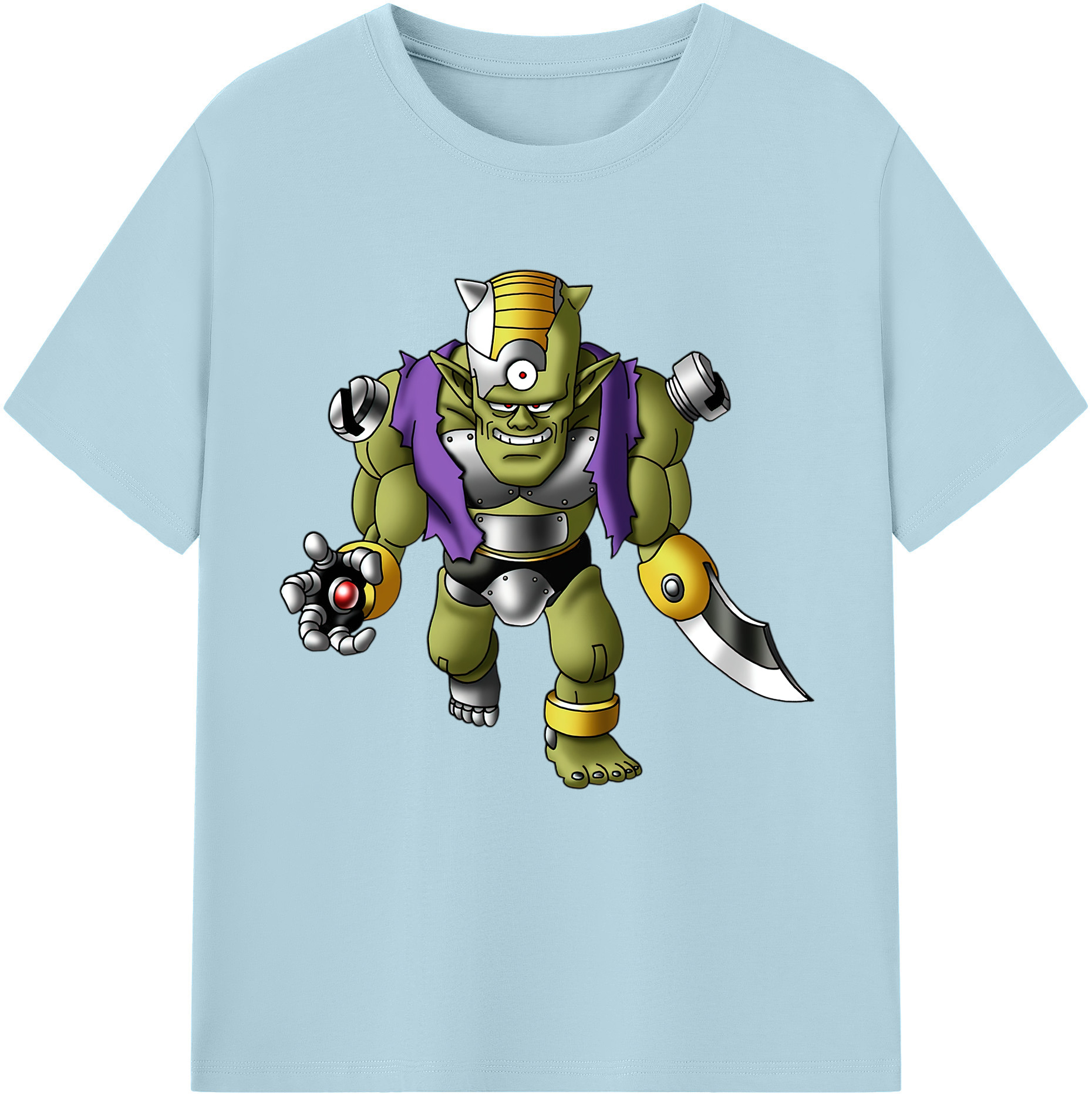 （画像用） ドラゴンクエスト Doragon Kuesuto Dragon Quest 綿100％半袖Tシャツ（フロントプリント）